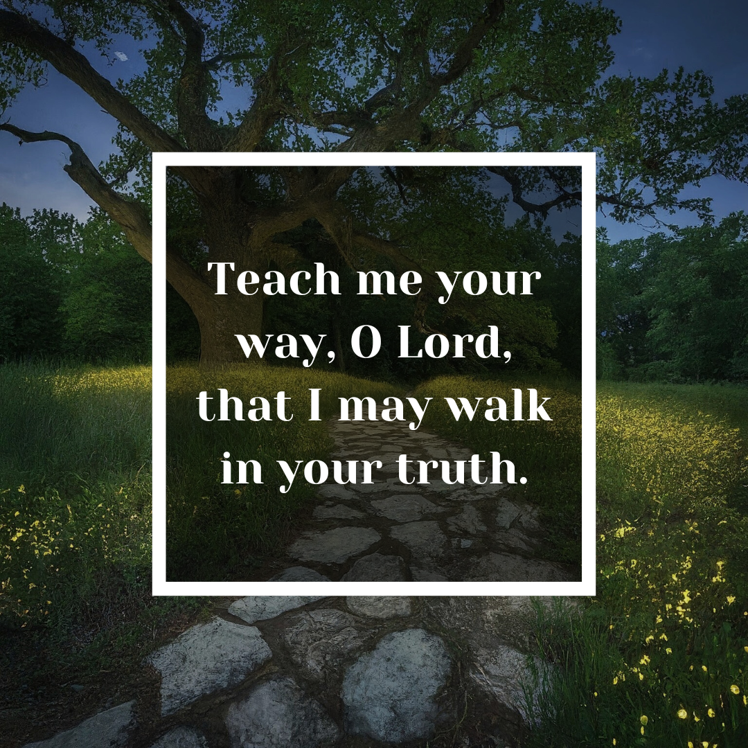 Teach Me Your Way, O Lord, That I May Walk In Your Truth