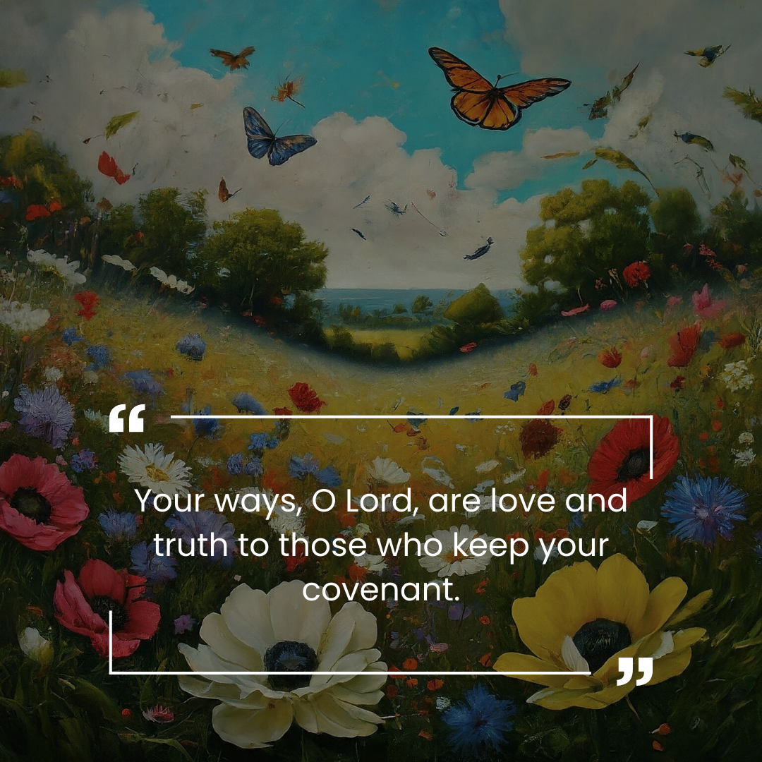 Your Ways, O Lord, Are Love and Truth to Those Who Keep Your Covenant